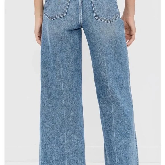 Pistola Lana Crop High Rise Ultra Wide Leg Color - Rhythm Vintage Jeans NTW - Picture 4 of 9